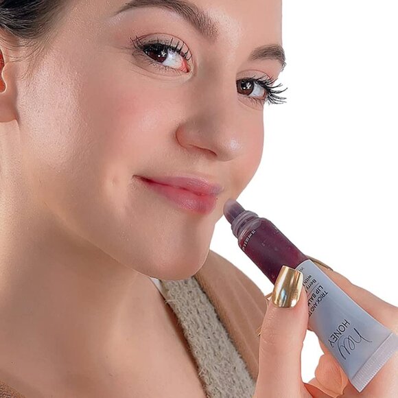 Hey Honey Skincare Trick and Treat Honey Berry Plumping Lip Balm | 2 In 1 - Picture 9 of 9
